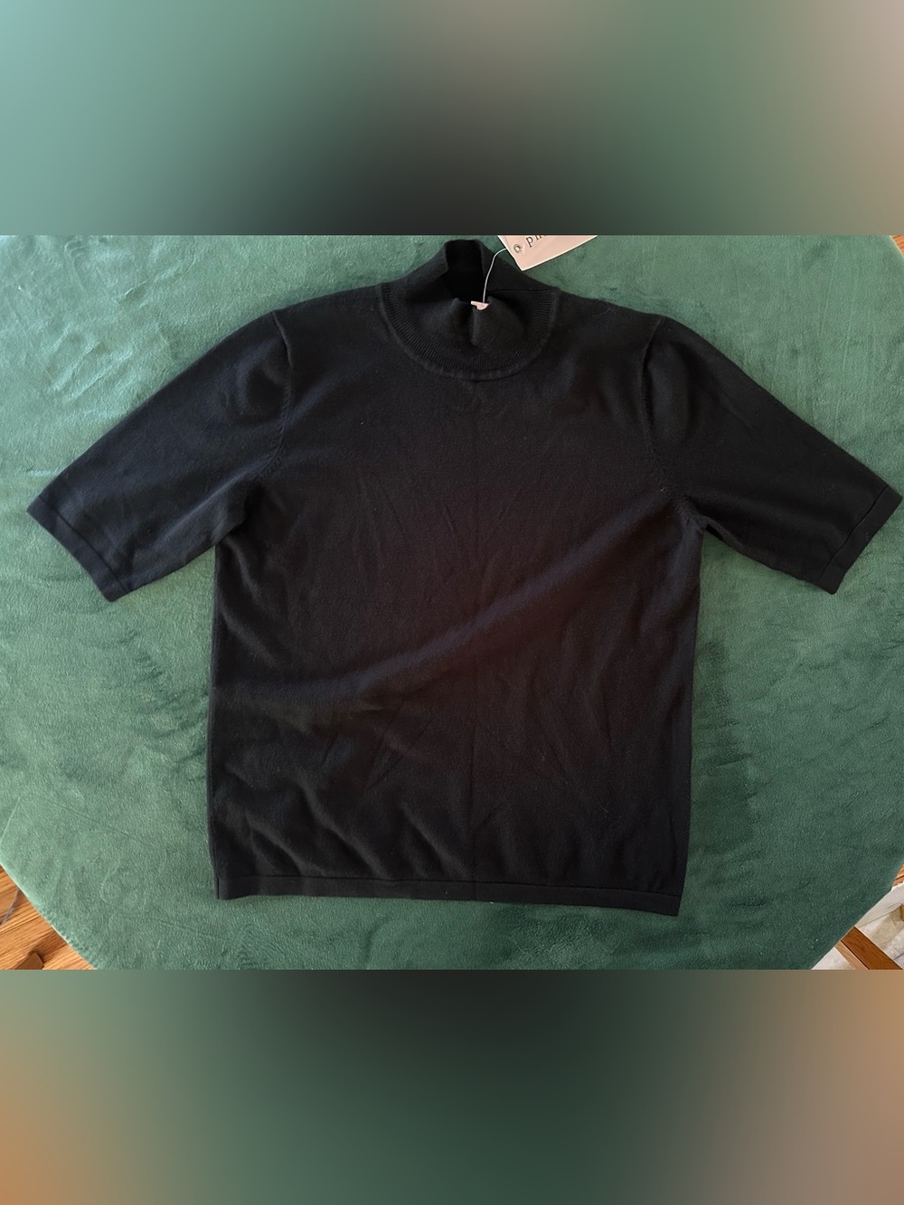 Philosophy Black Mockneck Sweater